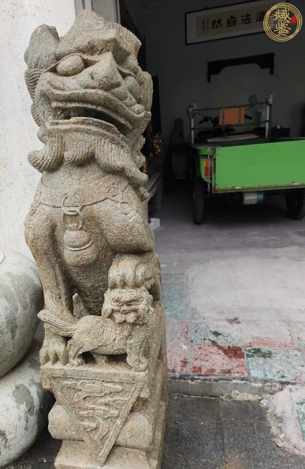 古玩雜項石獅真品鑒賞圖