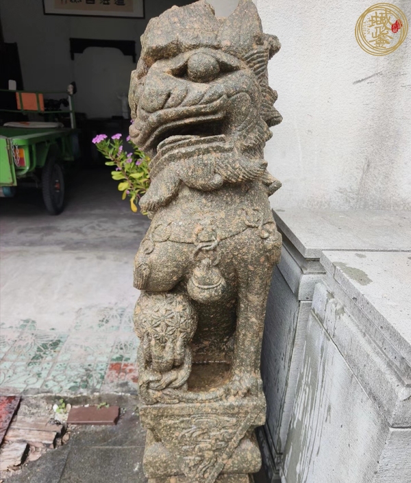 古玩雜項石獅真品鑒賞圖