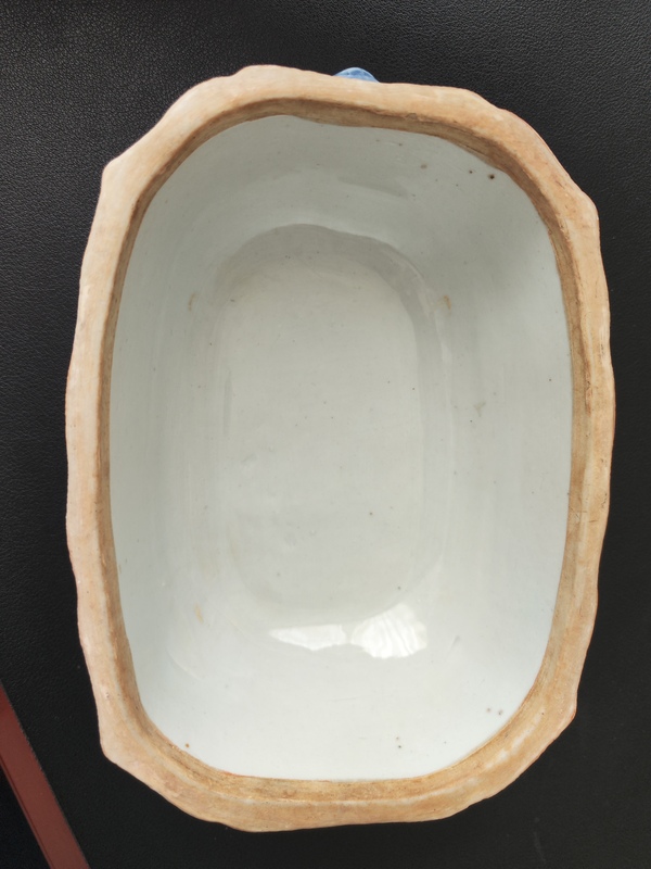 古玩陶瓷乾隆青花蓋鍋拍賣(mài)，當(dāng)前價(jià)格2800元