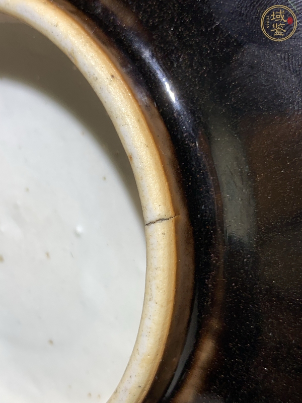 古玩陶瓷烏金釉水洗真品鑒賞圖
