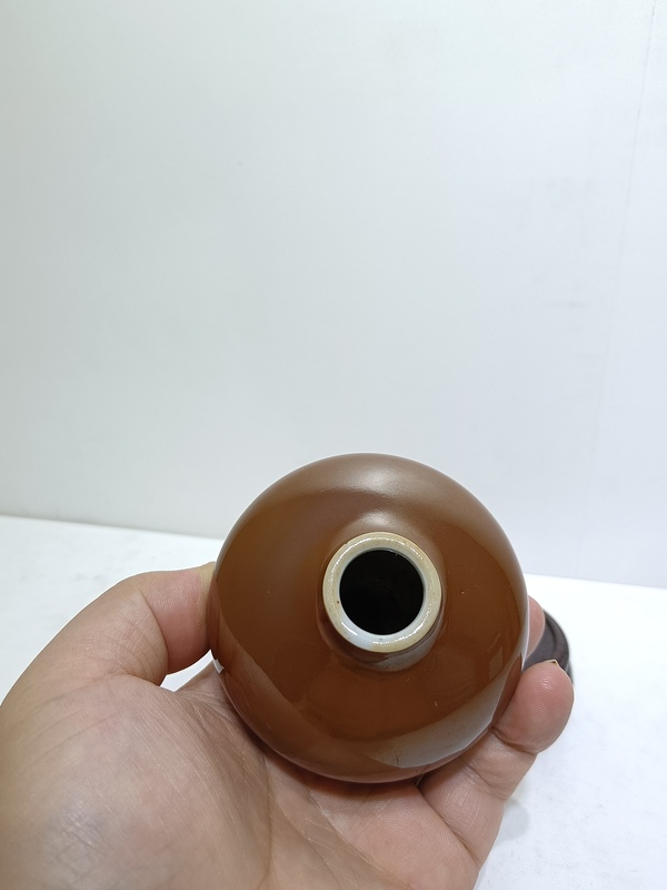 古玩陶瓷清早紫金釉水盂拍賣，當(dāng)前價(jià)格6800元