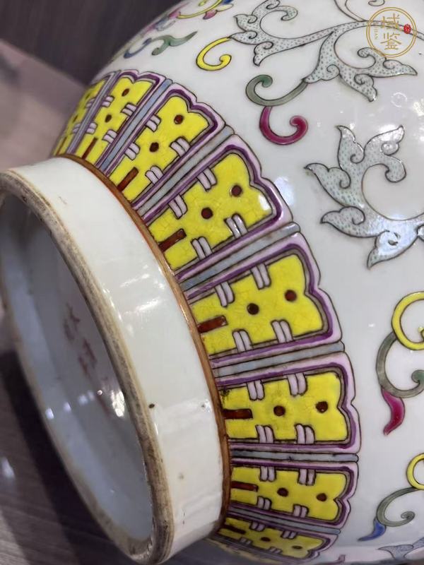 古玩陶瓷粉彩瓶真品鑒賞圖