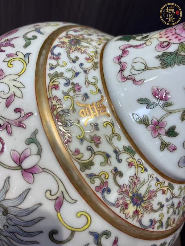 古玩陶瓷粉彩瓶真品鑒賞圖