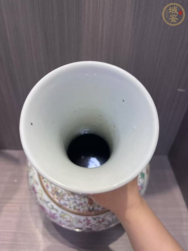 古玩陶瓷粉彩瓶真品鑒賞圖
