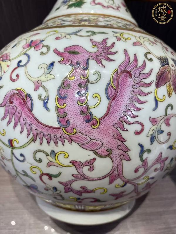 古玩陶瓷粉彩瓶真品鑒賞圖