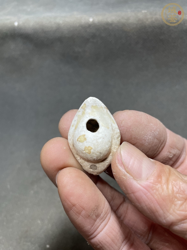 古玩定窯白釉瓷哨真品鑒賞圖