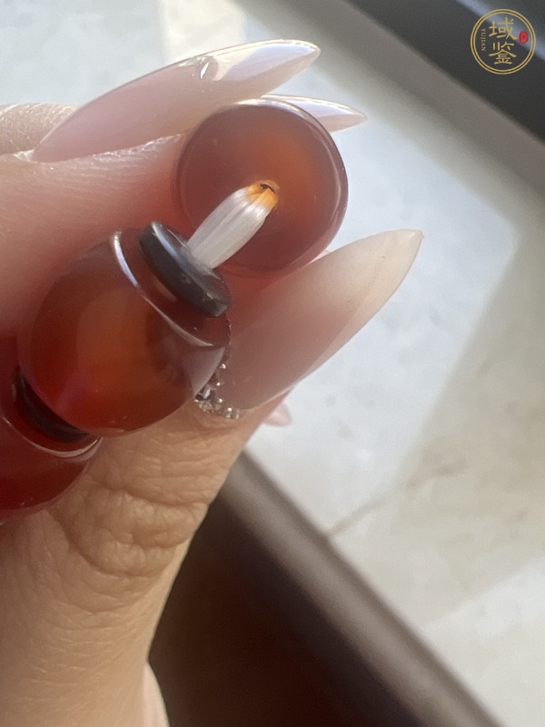 古玩玉器瑪瑙珠串真品鑒賞圖