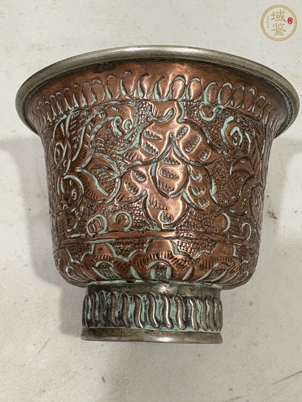 古玩銅器杯子真品鑒賞圖