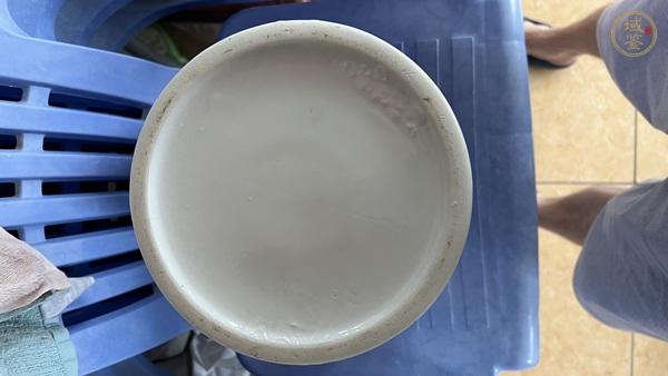 古玩陶瓷青花留白梅紋將軍罐真品鑒賞圖