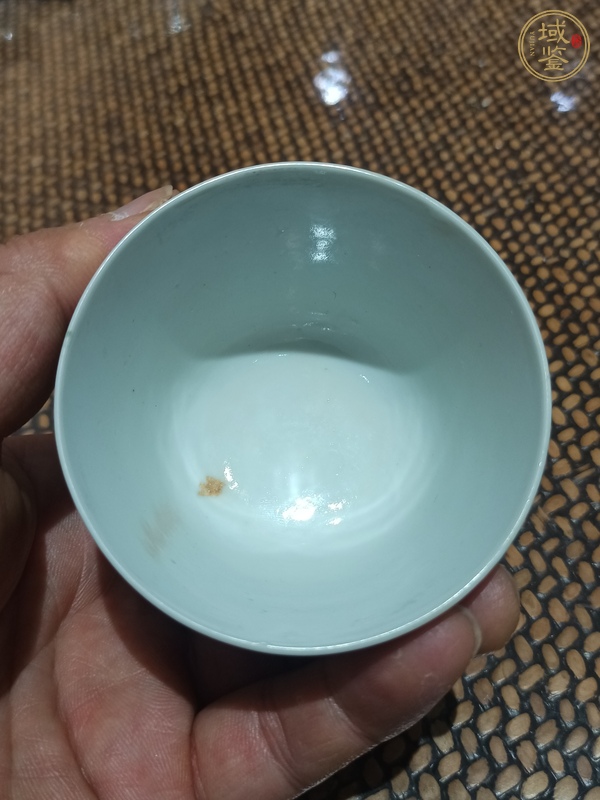 古玩陶瓷清宣統(tǒng) 爐鈞釉杯真品鑒賞圖