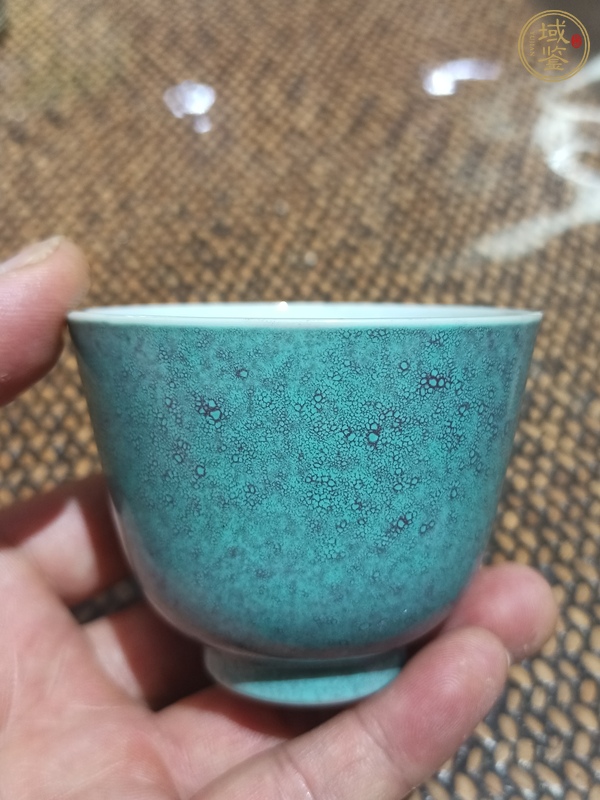 古玩陶瓷清宣統(tǒng) 爐鈞釉杯真品鑒賞圖