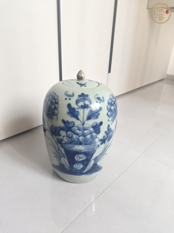 古玩陶瓷青花冬瓜罐真品鑒賞圖