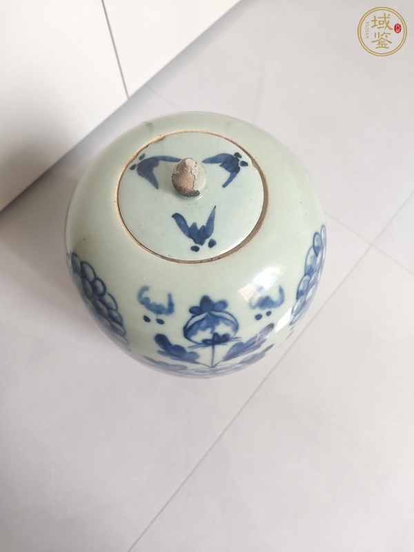 古玩陶瓷青花冬瓜罐真品鑒賞圖