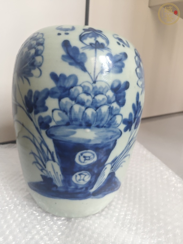 古玩陶瓷青花冬瓜罐真品鑒賞圖