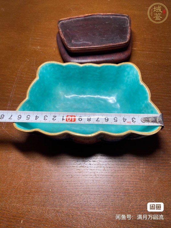 古玩陶瓷蝶紋蝶型粉彩碗真品鑒賞圖