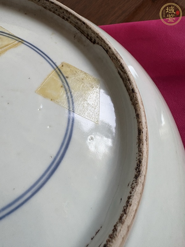 古玩陶瓷青花盤真品鑒賞圖