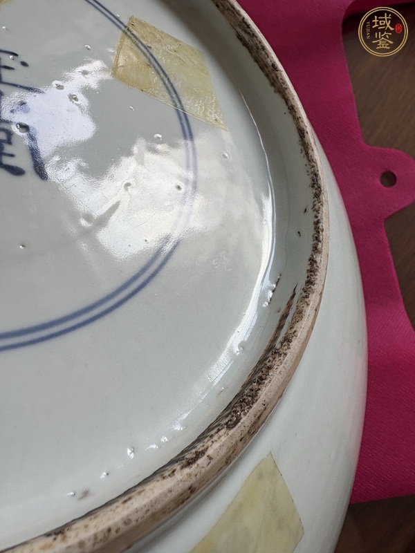 古玩陶瓷青花盤真品鑒賞圖