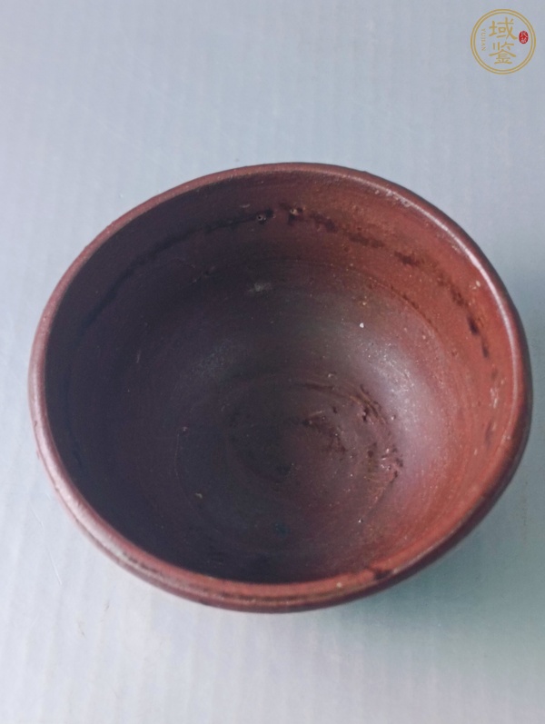 古玩陶瓷褐釉茶碗真品鑒賞圖