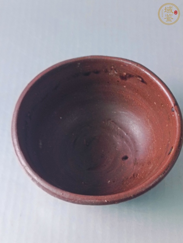 古玩陶瓷褐釉茶碗真品鑒賞圖
