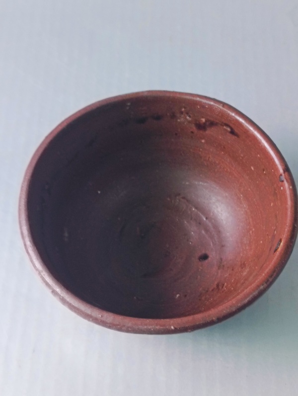 古玩陶瓷褐釉茶碗拍賣，當(dāng)前價(jià)格138元
