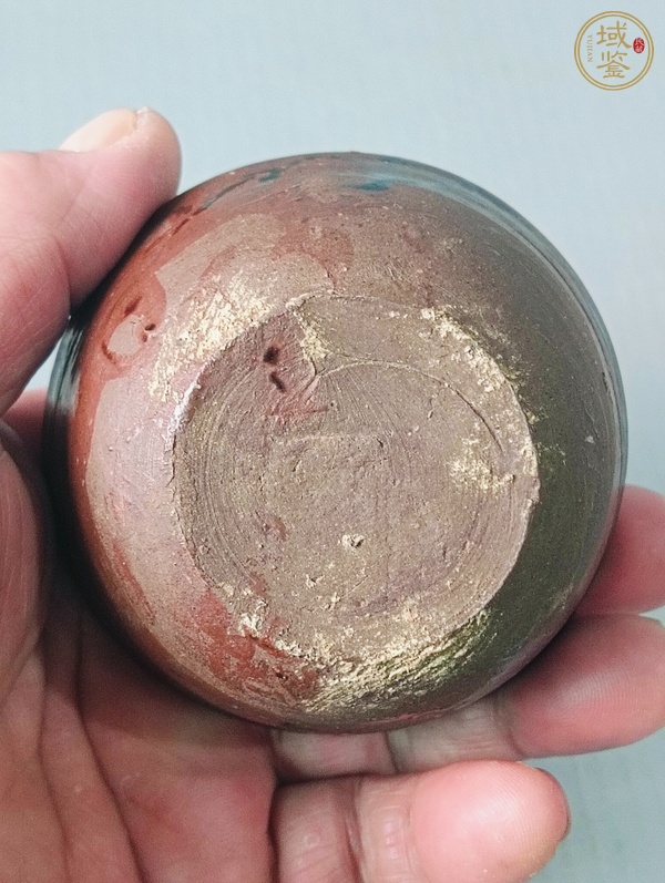 古玩陶瓷褐釉茶碗真品鑒賞圖