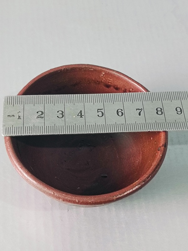 古玩陶瓷褐釉茶碗拍賣，當(dāng)前價(jià)格138元