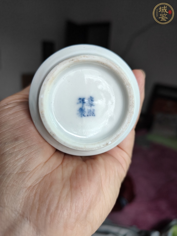 古玩陶瓷青花花觚真品鑒賞圖
