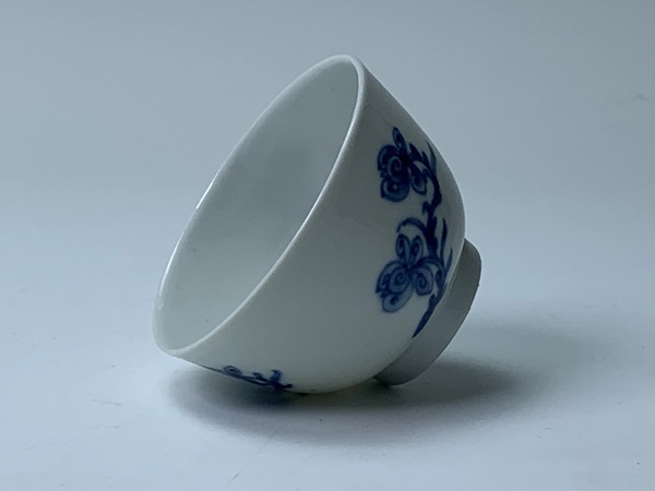 古玩陶瓷清康熙·青花花神杯拍賣,當前價格166元