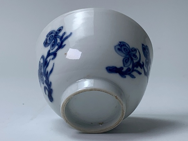 古玩陶瓷清康熙·青花花神杯拍賣，當前價格166元