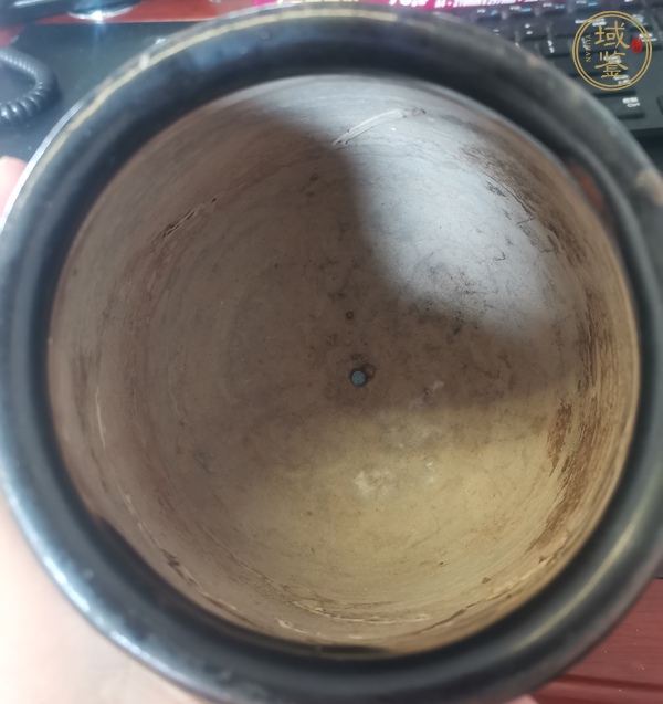 古玩陶瓷磁州窯黑釉雞心罐真品鑒賞圖