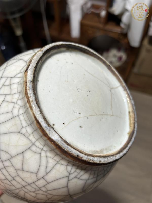 古玩陶瓷清中哥釉瓶真品鑒賞圖