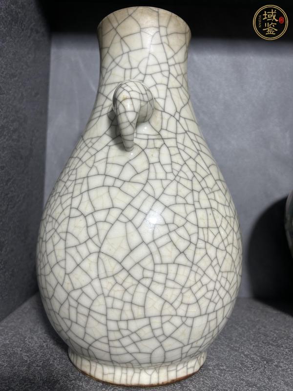 古玩陶瓷清中哥釉瓶真品鑒賞圖