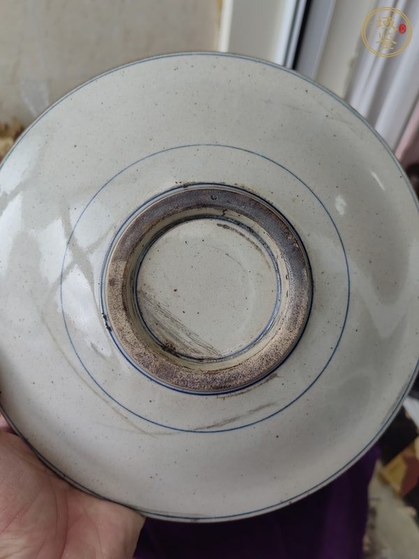 古玩陶瓷日本大正青花碗真品鑒賞圖