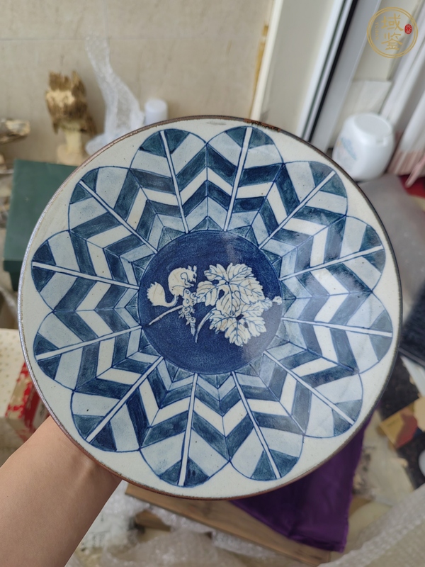 古玩陶瓷日本大正青花碗真品鑒賞圖