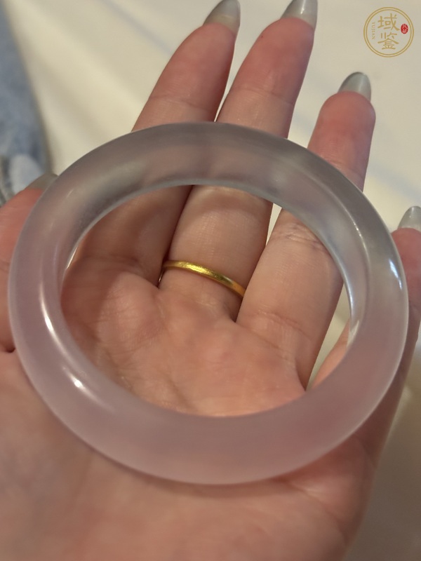 古玩玉器玉髓手鐲真品鑒賞圖