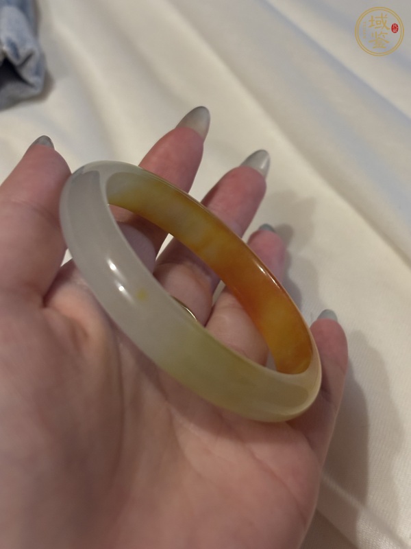 古玩玉器玉髓手鐲真品鑒賞圖