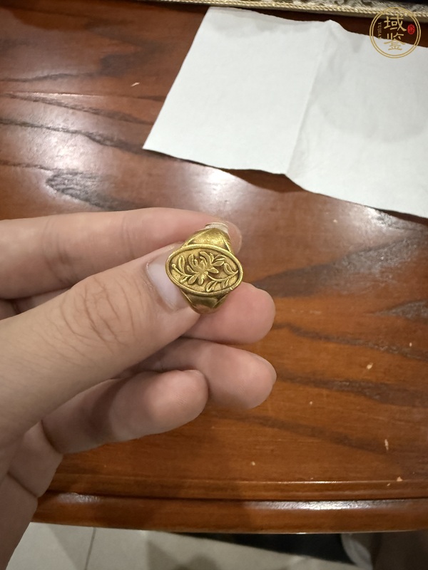 古玩雜項(xiàng)金戒指真品鑒賞圖