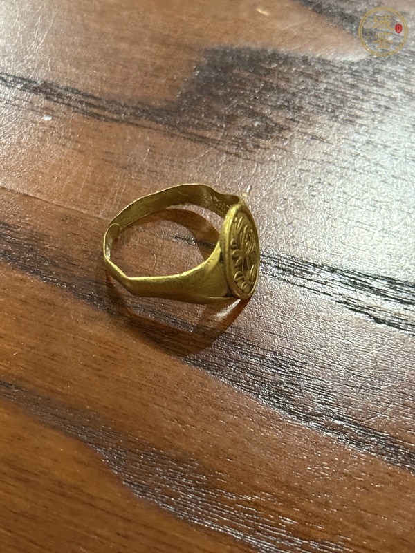 古玩雜項(xiàng)金戒指真品鑒賞圖