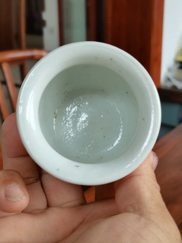 古玩陶瓷清晚期 粉彩竹林七賢鳥食缸拍賣，當前價格3980元