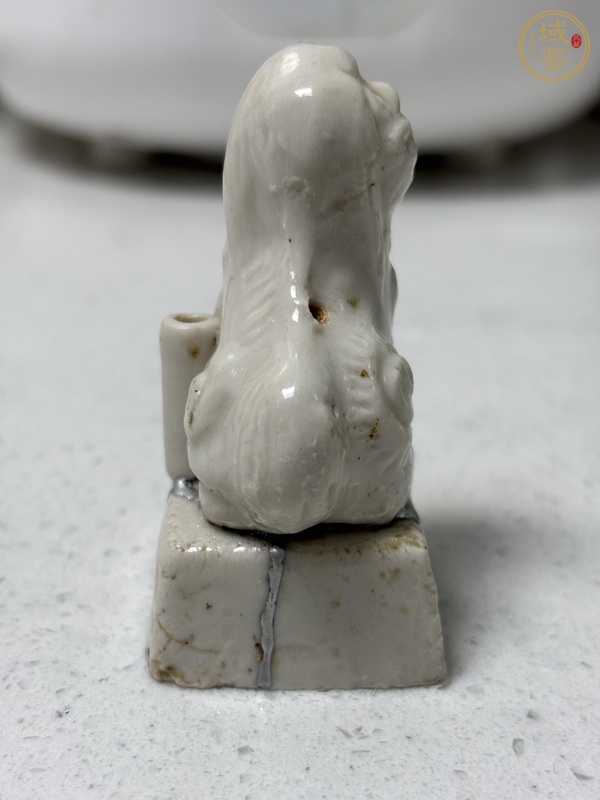 古玩陶瓷晚明德化窯小香插真品鑒賞圖