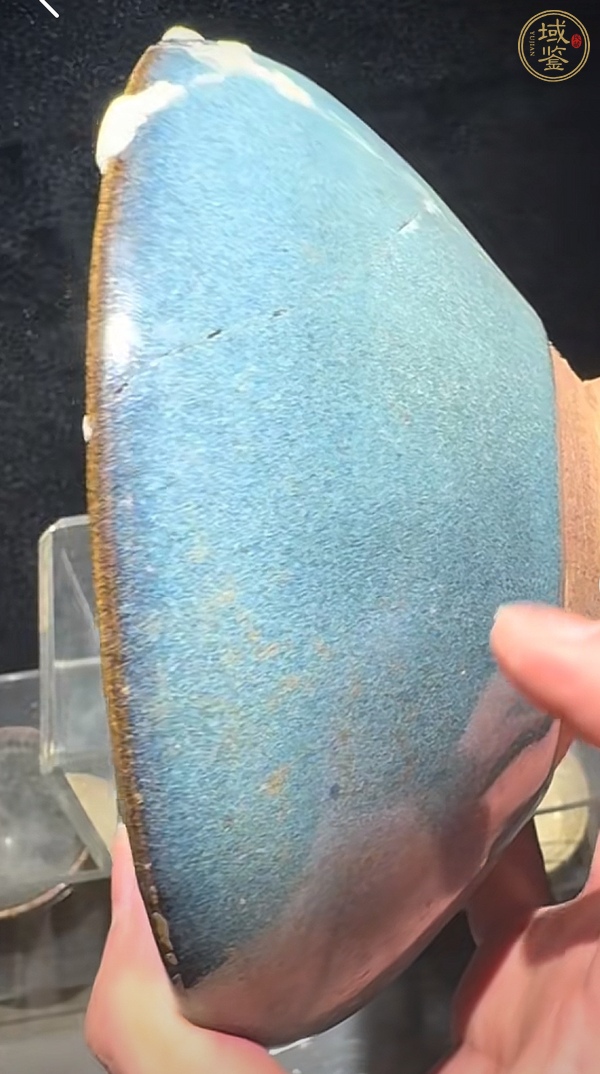 古玩陶瓷鈞瓷碗真品鑒賞圖