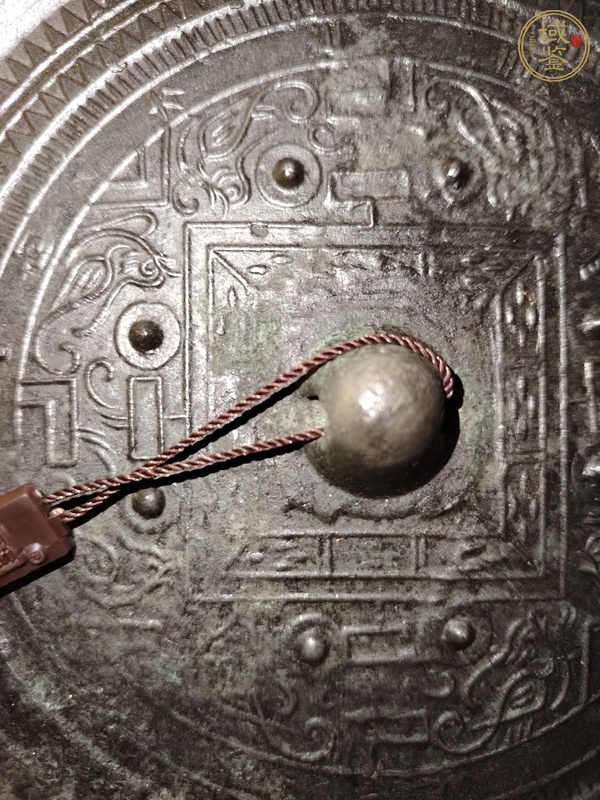 古玩銅器漢代規(guī)矩鏡真品鑒賞圖