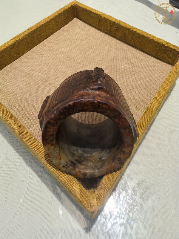 古玩玉器仿古做舊玉琮型件真品鑒賞圖