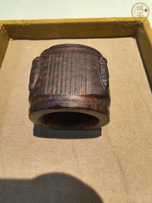 古玩玉器仿古做舊玉琮型件真品鑒賞圖