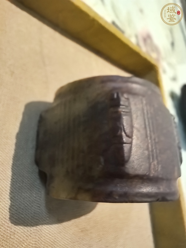 古玩玉器仿古做舊玉琮型件真品鑒賞圖