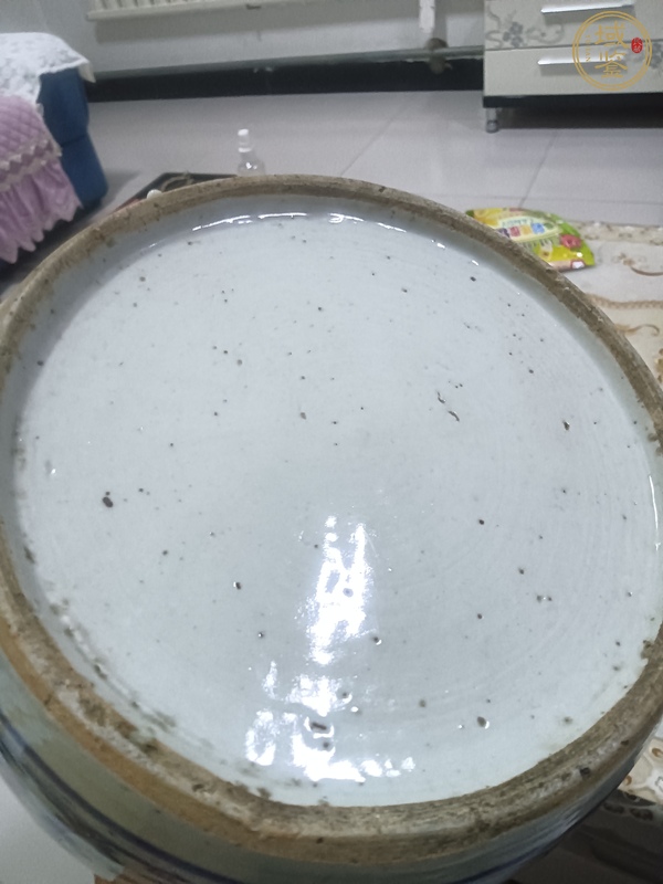 古玩陶瓷青花喜字罐真品鑒賞圖