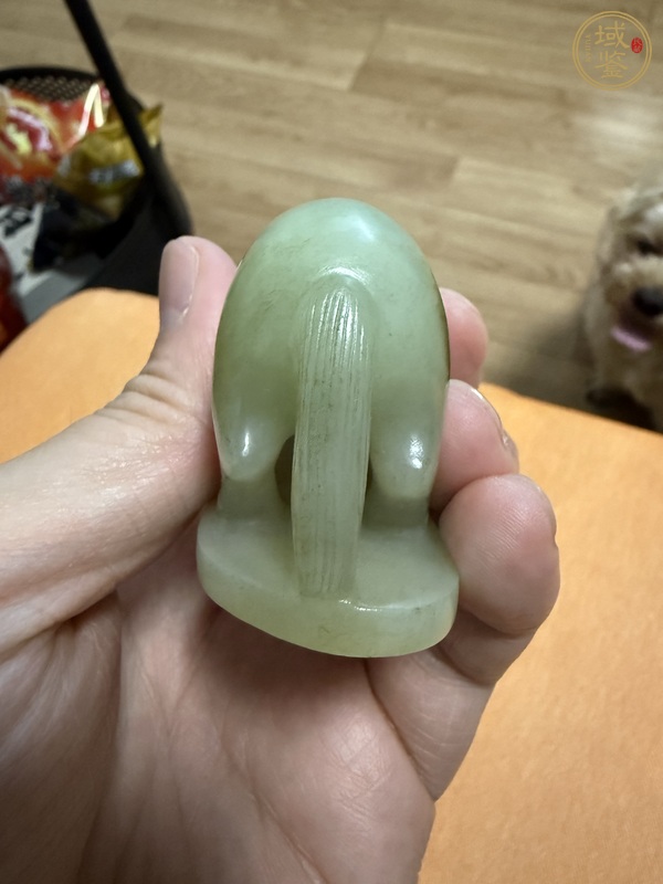 古玩玉器天然和田玉馬真品鑒賞圖