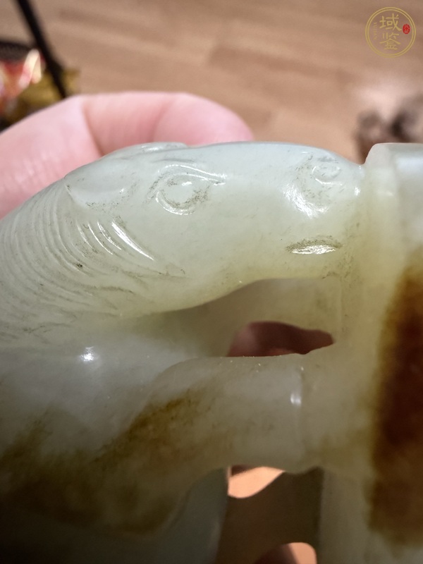 古玩玉器天然和田玉馬真品鑒賞圖