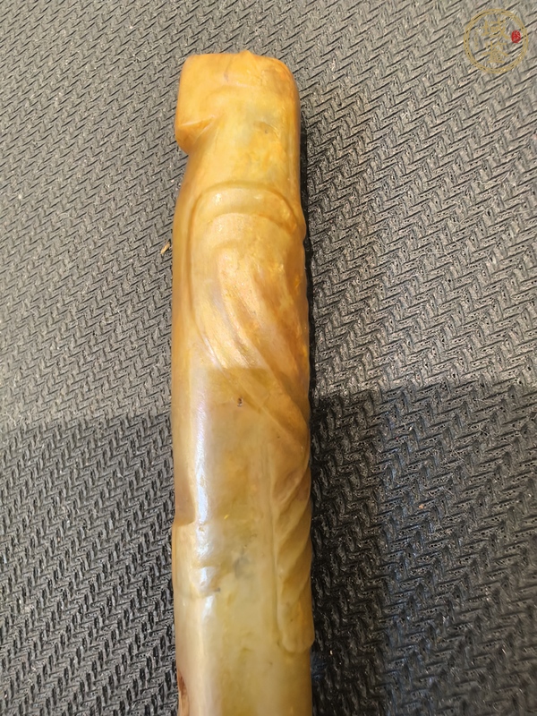 古玩玉器仿古玉梟型件真品鑒賞圖