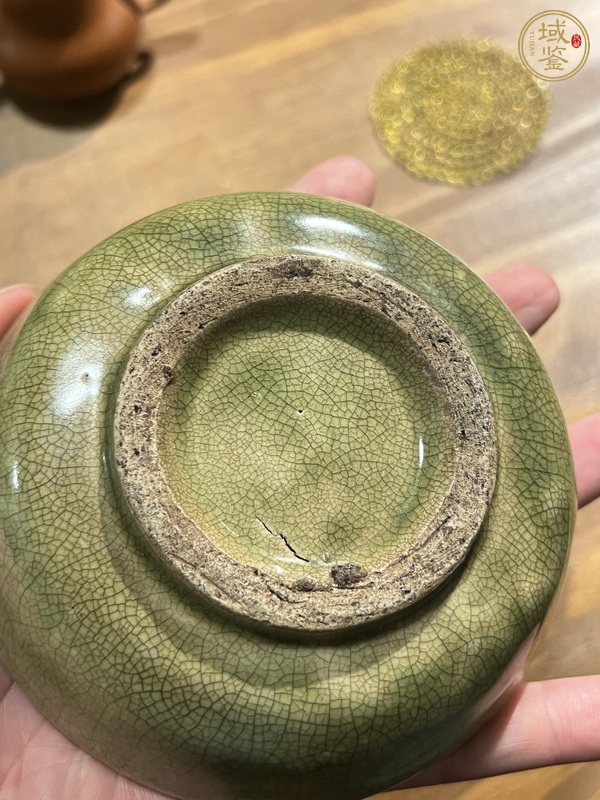 古玩陶瓷青釉洗真品鑒賞圖
